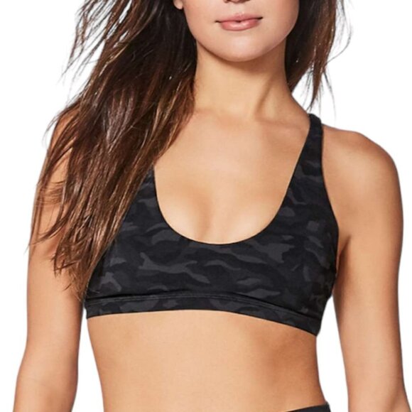 lululemon athletica Other - LULULEMON Full Freedom Yoga Bra Sequoia Camo Print Deep Coal Black 2